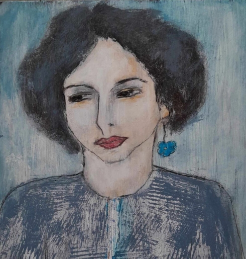 denise <strong>louin</strong> - La boucle bleue - art contemporain